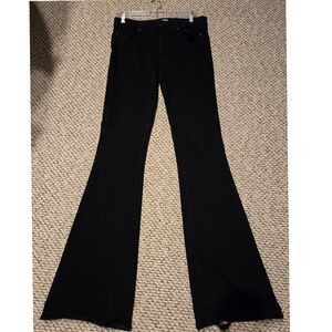 Paige Demin Bell Canyon High Rise Flare Black Tall 31x35.5